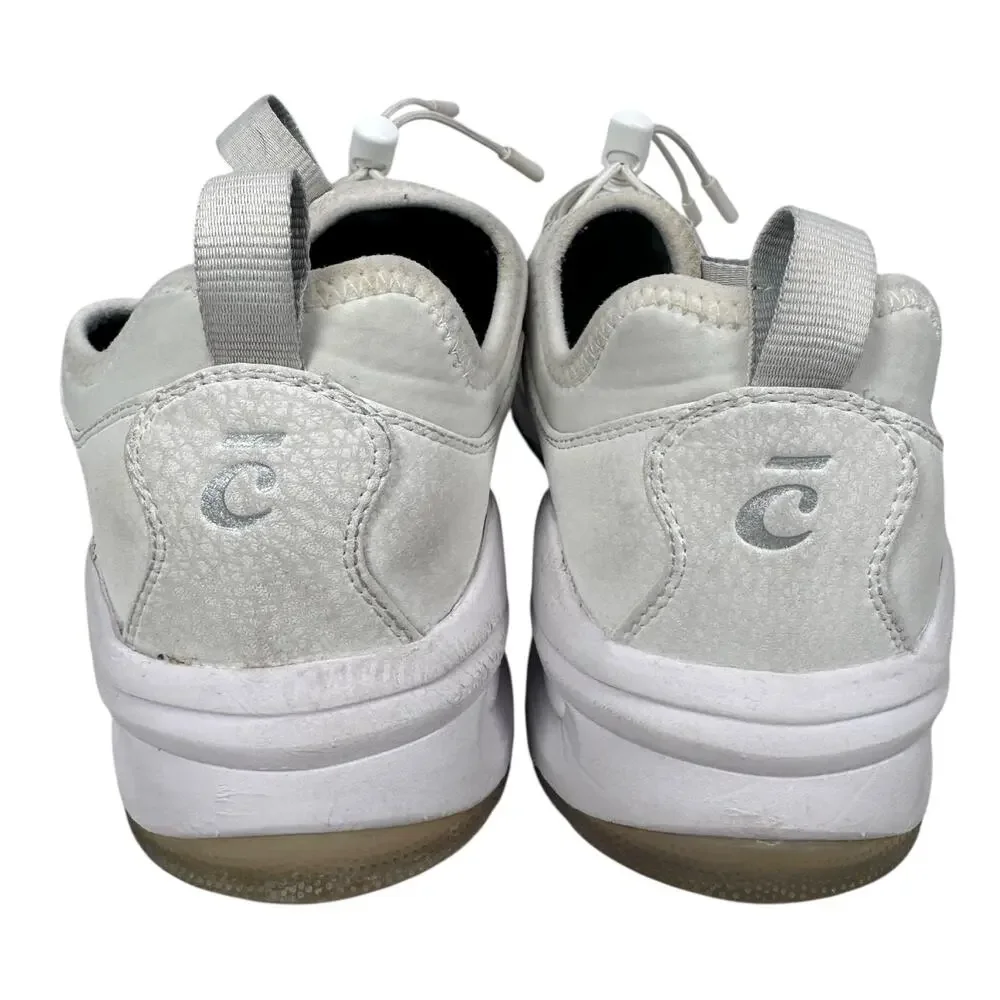 Clove Classic Nursing Shoes Mens 8.5 Womens 10 White Lace Medical Sneakers CL019